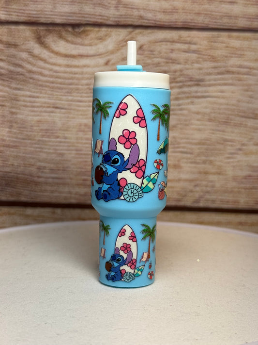 Stitch Mini Tumbler Keychain