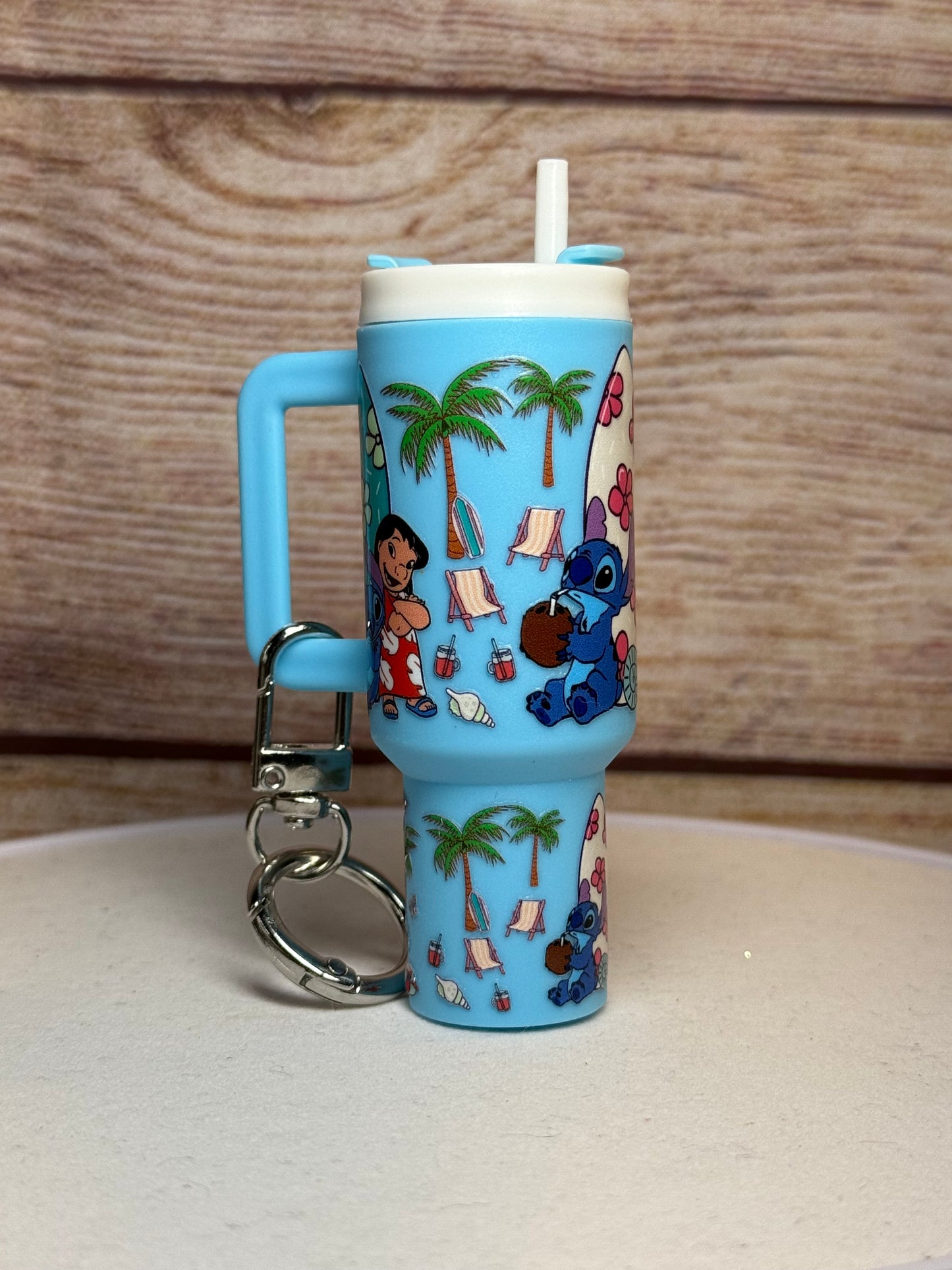 Stitch Mini Tumbler Keychain