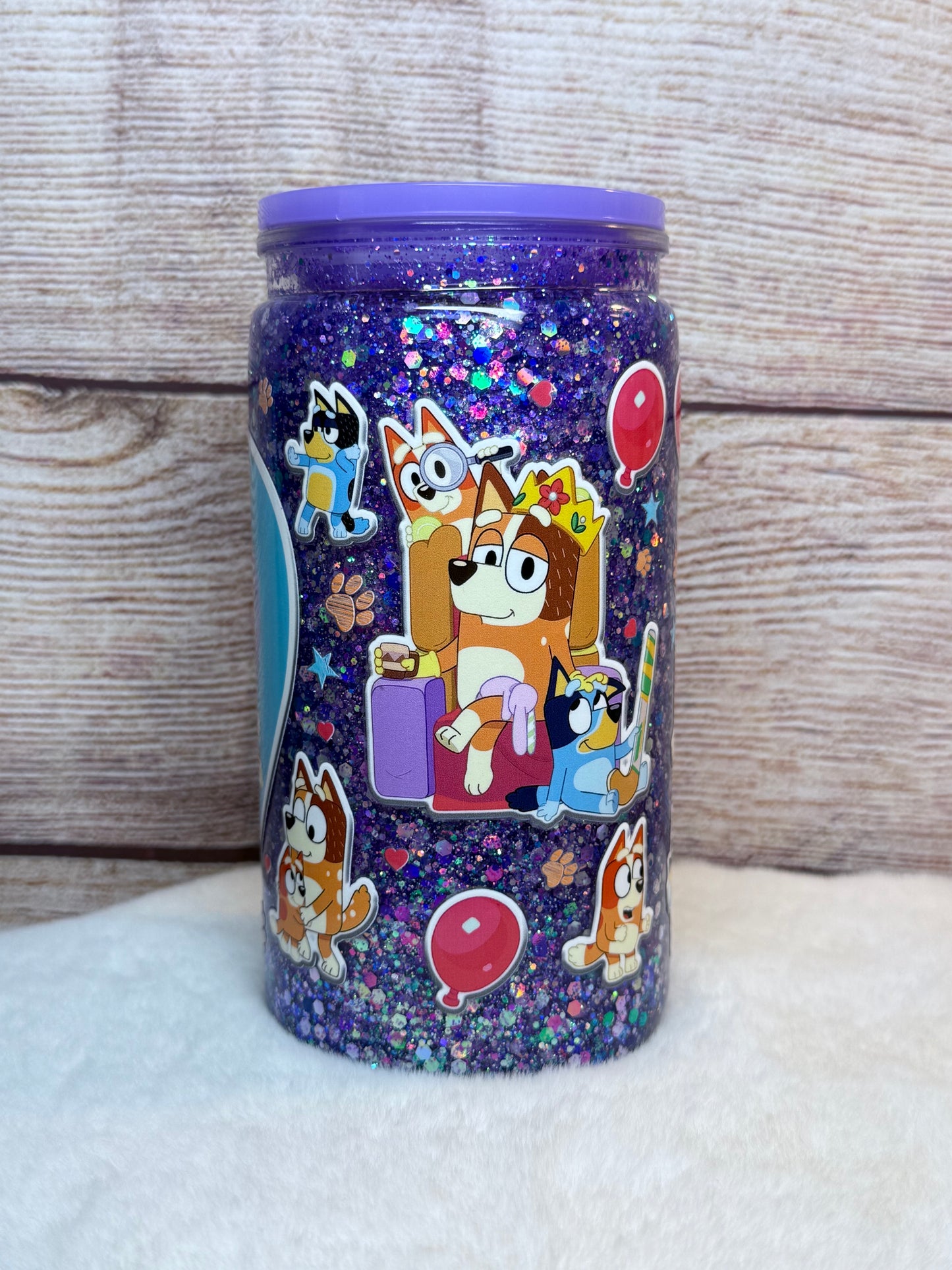 Bluey Snow Globe Tumbler