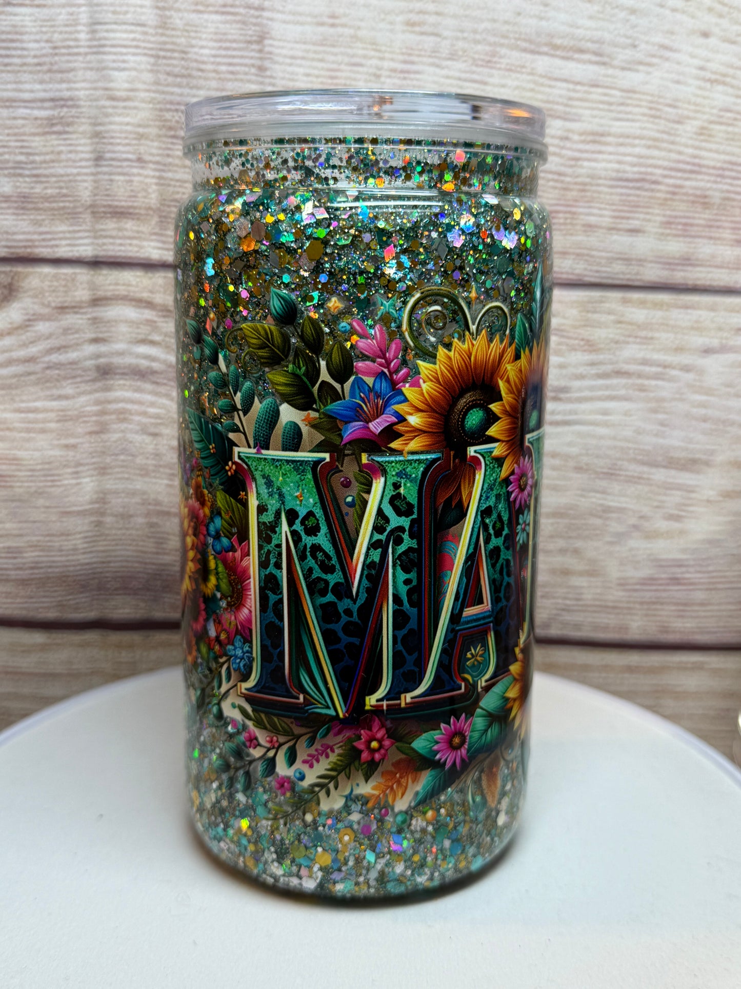 MAMA Snow globe tumbler