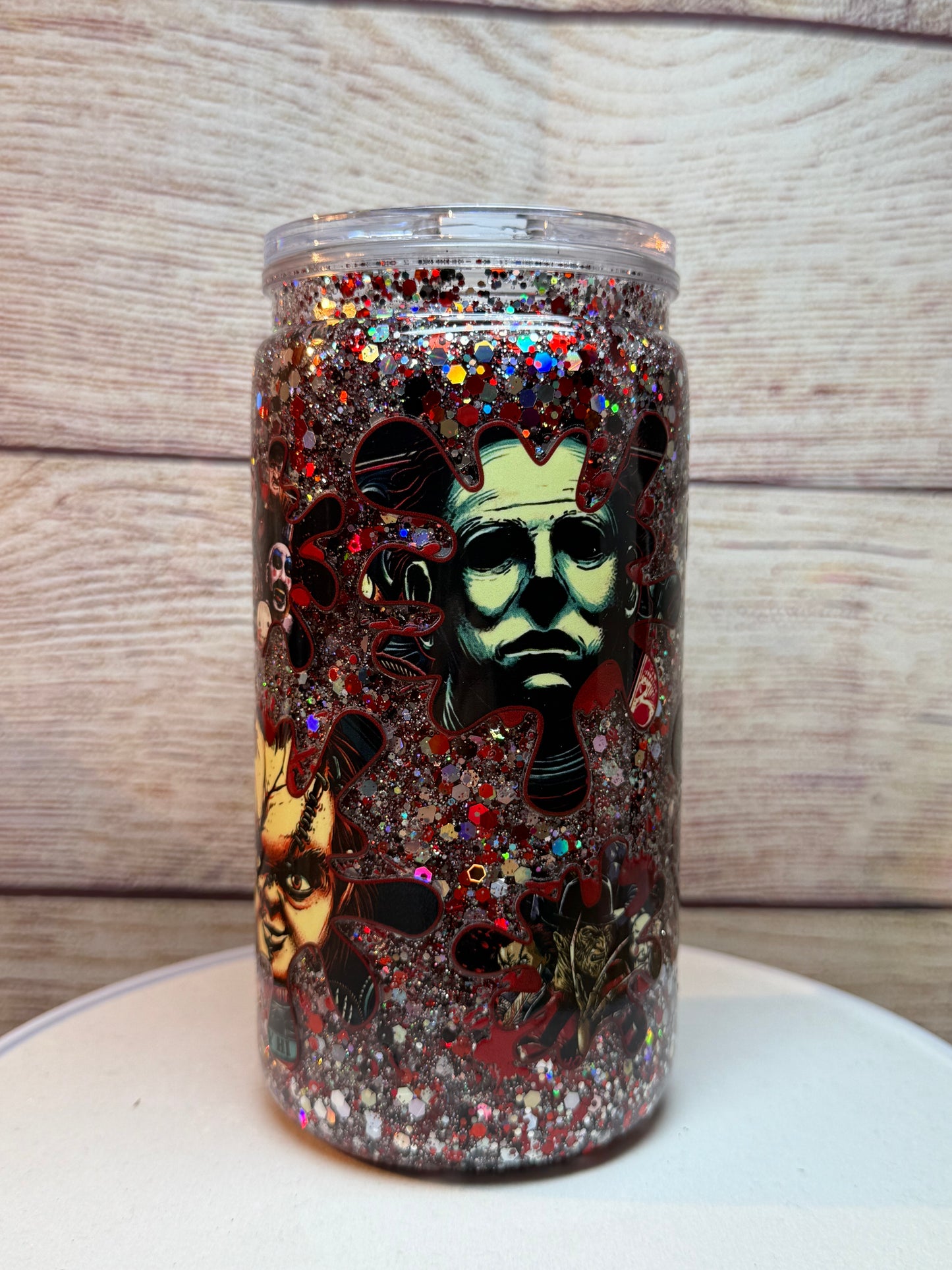 Horror Snow Globe Tumbler