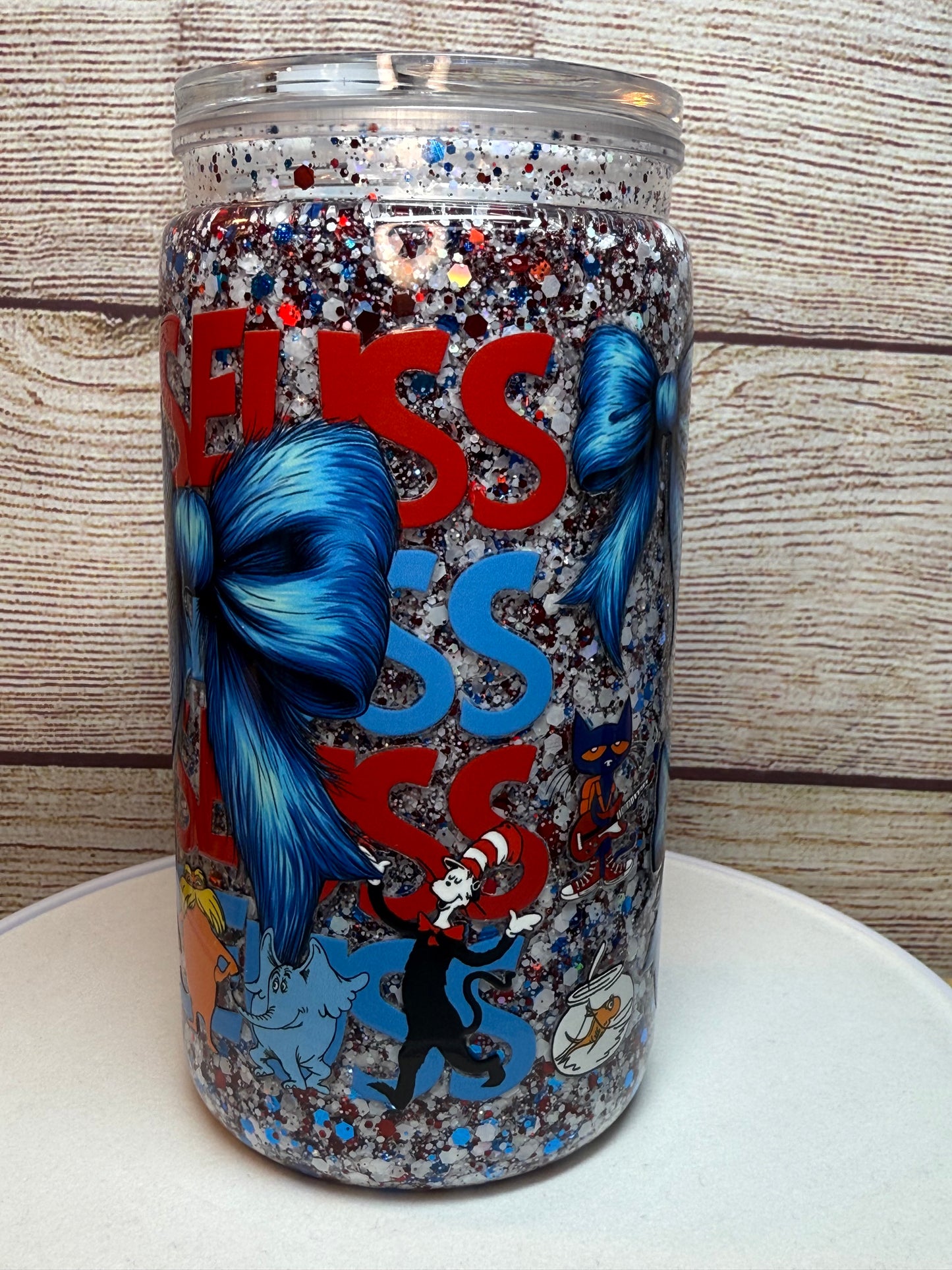 Dr. Seuss Snow Globe Tumbler