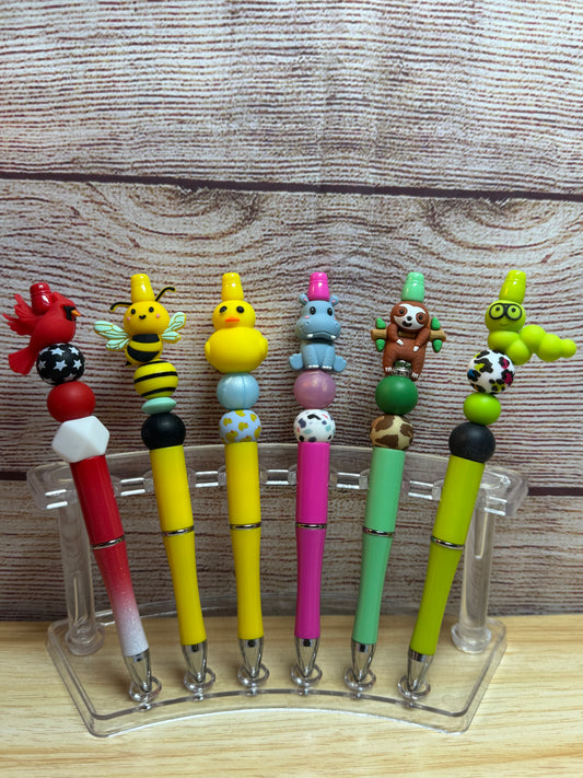3D Animal Beaded Pens