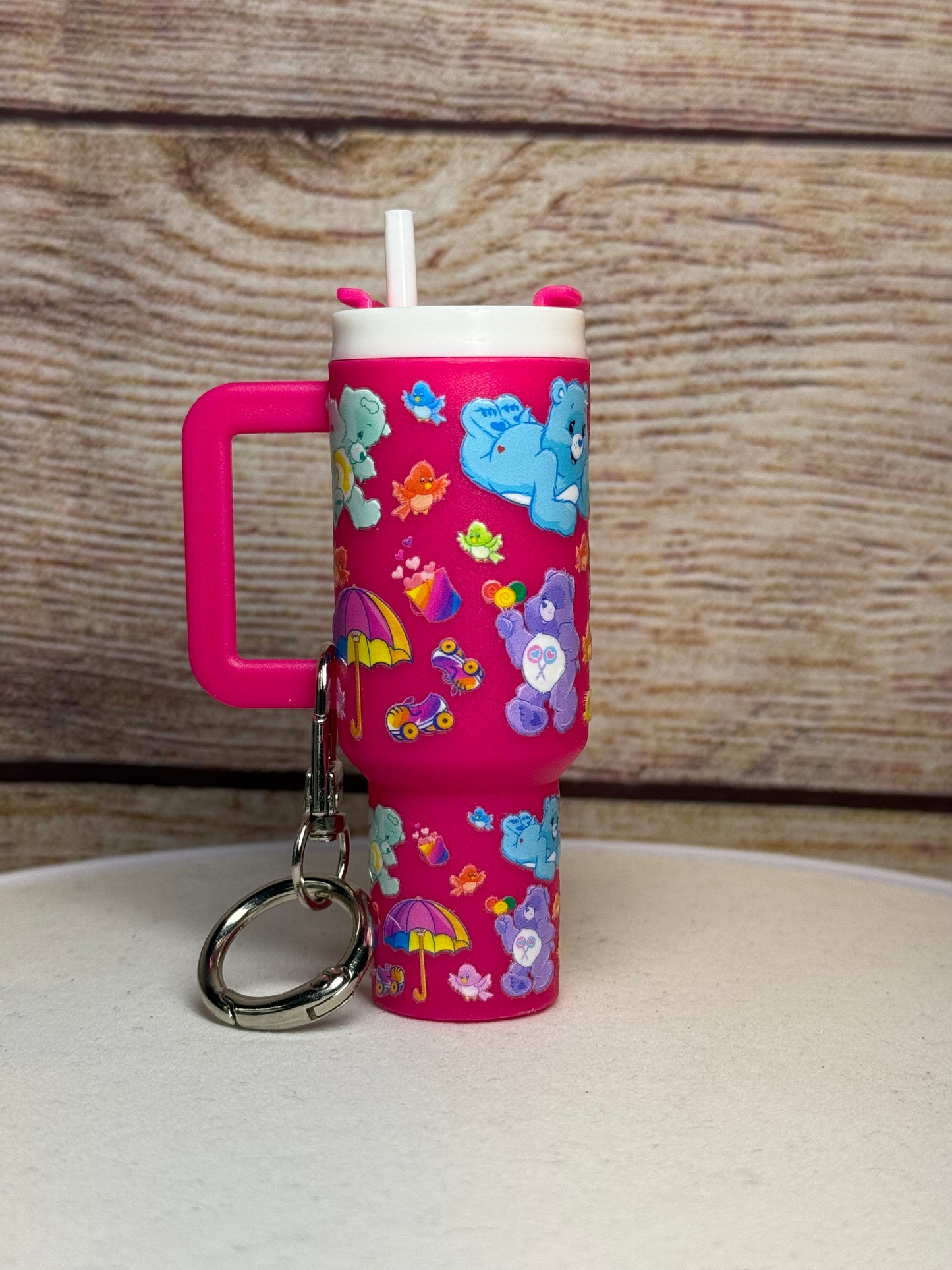 Care Bear Mini Tumbler Keychain