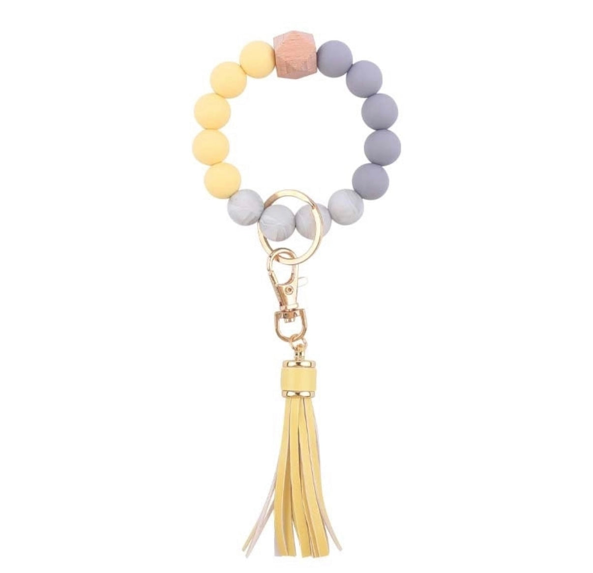 Beaded Wristlet Keychain