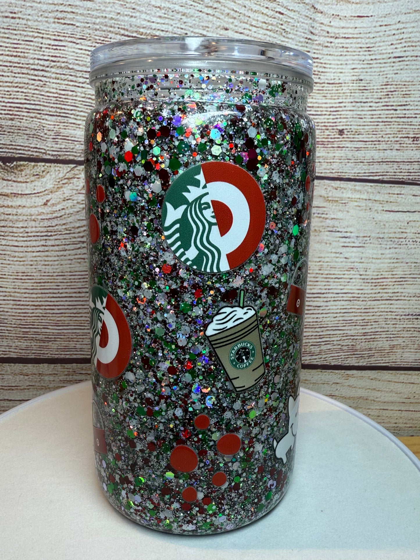 Target/Starbucks Snow Globe Tumbler