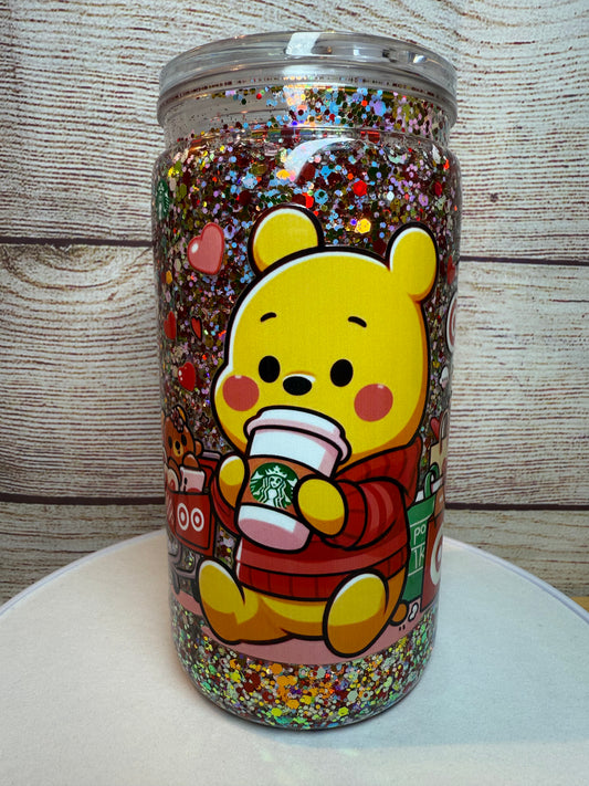 Target Pooh Snow Globe Tumbler