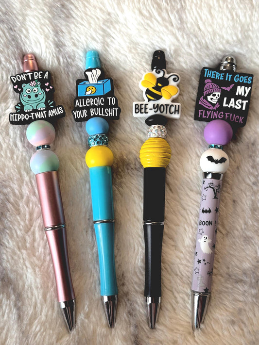 Funny Quote Beaded Pens