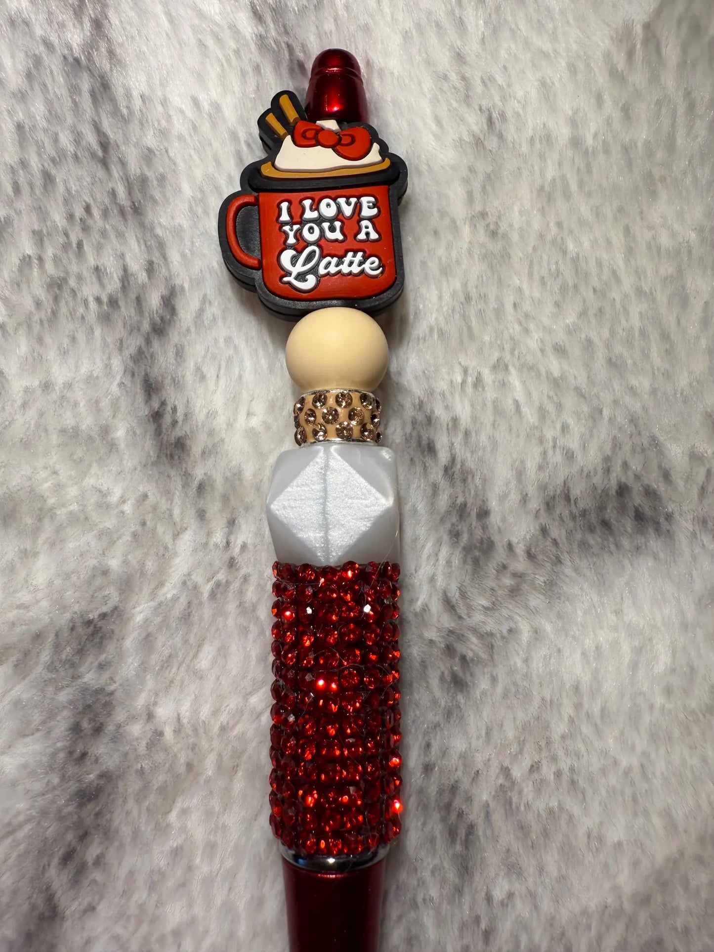 Valentine's Day Beaded Pens
