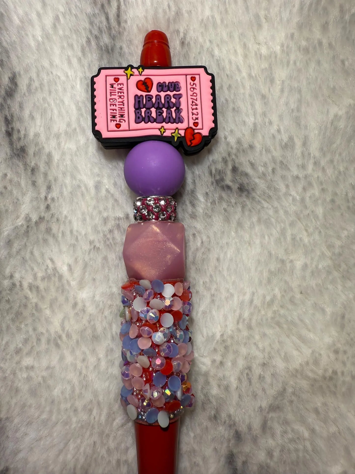 Valentine's Day Beaded Pens