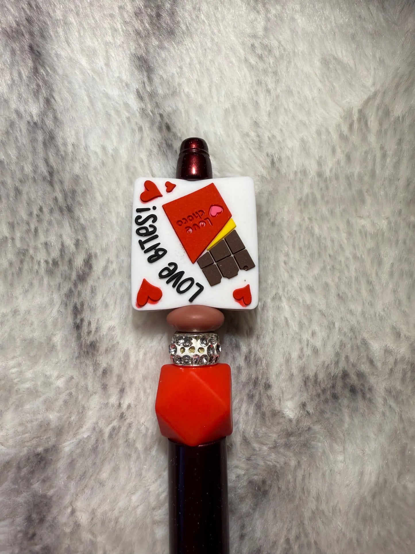 Valentine's Day Beaded Pens