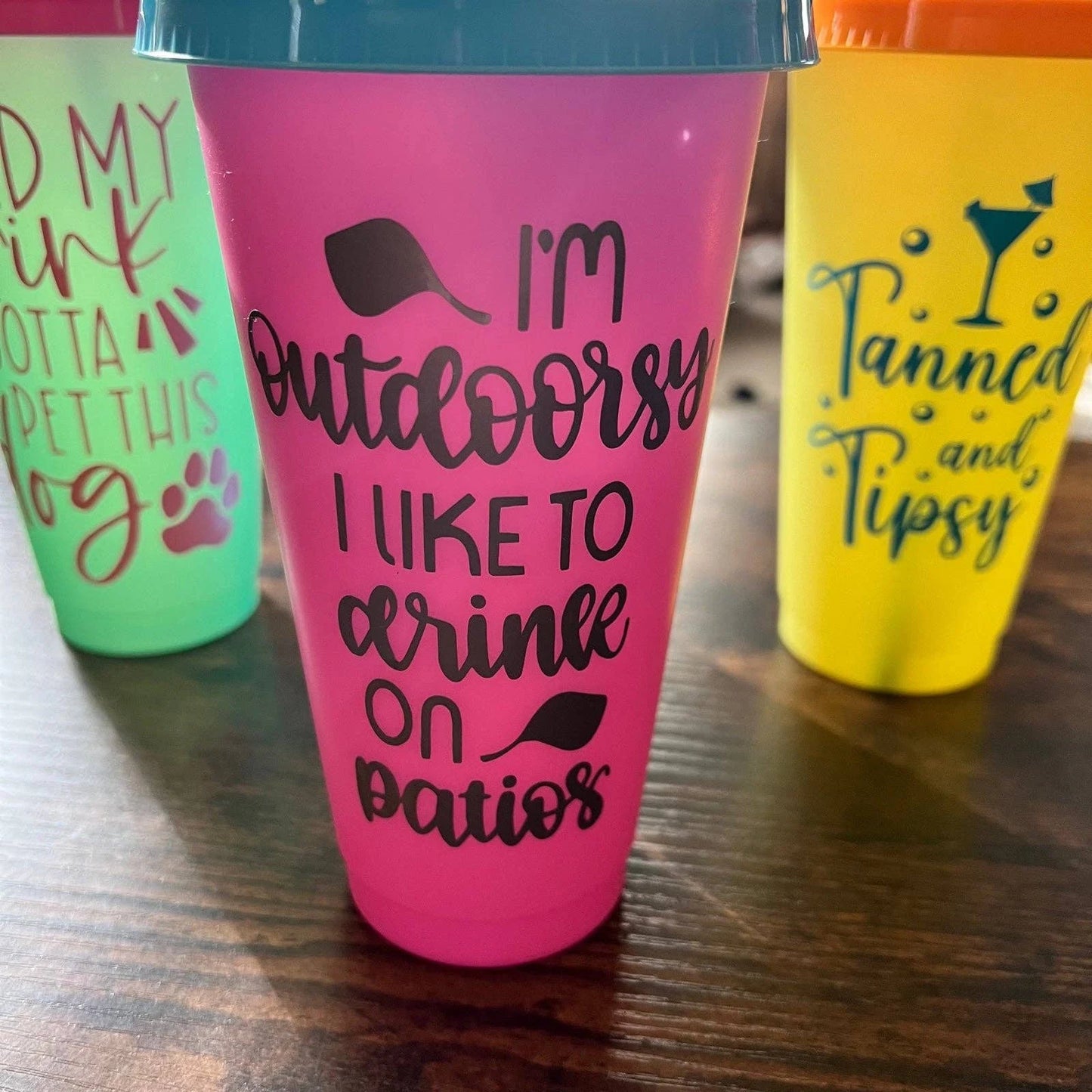 Color Changing Tumblers