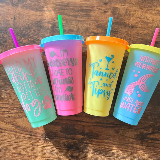 Color Changing Tumblers