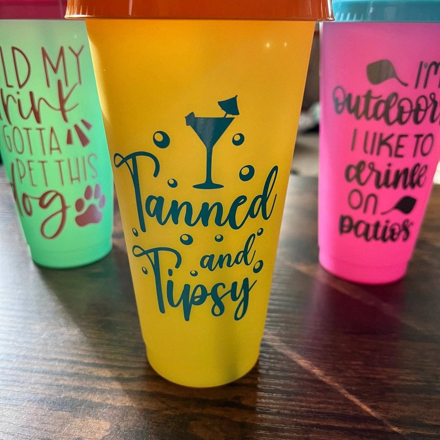 Color Changing Tumblers